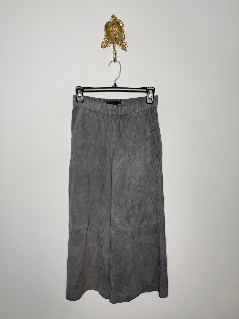 SPRWMN Grey Suede Culotte XS